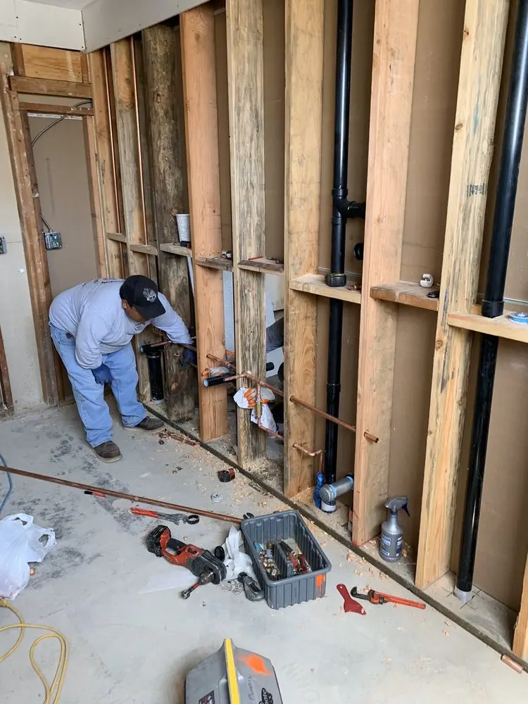 Commercial rough-in plumbing for Trenchless Sewer Repair in Winslow